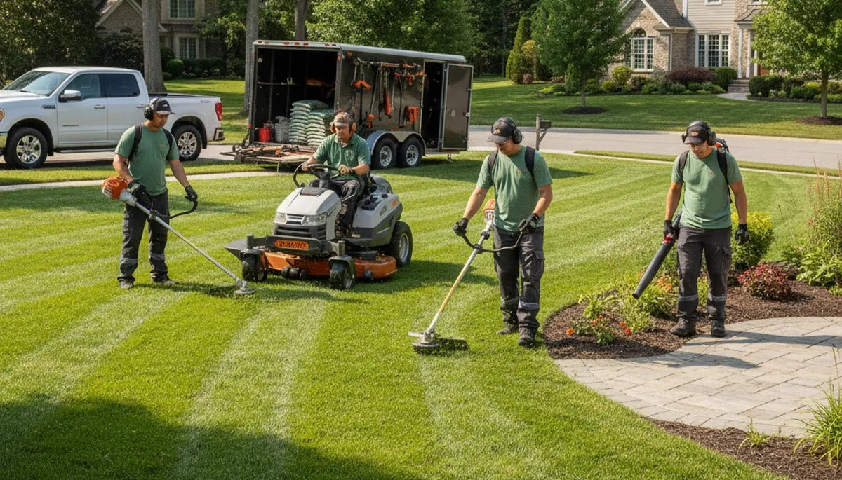 Cherry Hill, NJ tree service crew providing professional tree care for residential properties